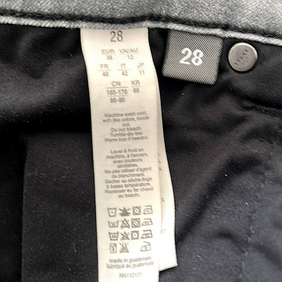 Spanx by Sara Blakley Gray The Slim- X Skinny Jeans Sz 28 Good Used Condition - Picture 7 of 7